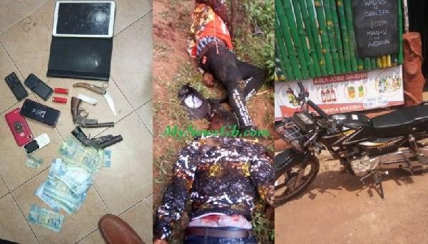 Two suspected criminals gunned down
