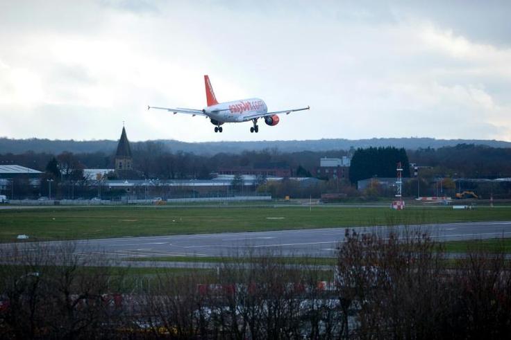 Flights were grounded at Gatwick Airport after reports of a drone flying over the airfield
