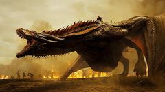 Dany arrives Red Keep with her dragon, Drogon.