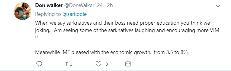 Sarkodie Twitter comment