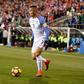 Hamburg's American forward Bobby Wood, pictured in November 2016, pulled a goal during his team's German Cup first round match with Osnabrueck, top-flight Hamburg still suffered a shocking 1-3 defeat