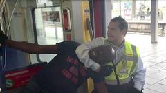 This Nigerian man got more than what he bargained from these ticket inspectors