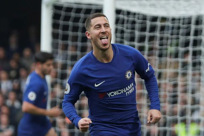 Chelsea's Eden Hazard could again feature as a 'false nine' against Leicester