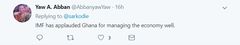 Sarkodie Twitter comment