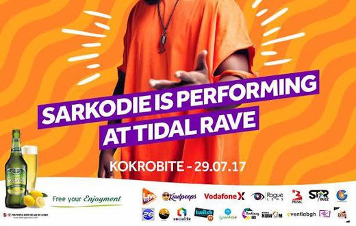 Sarkodie to perform at Tidal Rave '17