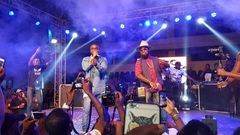 Sarkodie pulled a surprise at the Manifestivities concert
