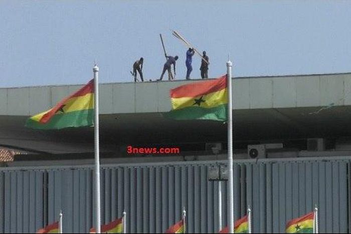 Parliament’s Job 600 on fire