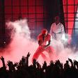 Kendrick Lamar opens the 2017 MTV Video Music Awards with a fiery performance of "HUMBLE."