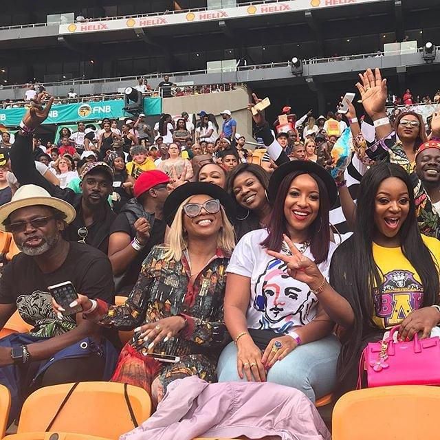 What our Ghanaian stars, Beyonce, Jay Z and others wore at the Global Festival concert in South Africa