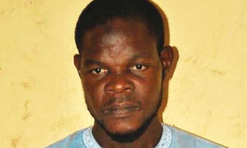 The culprit, Mustapha Abdullahi