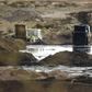 This handout photo distributed by Greenpeace on December 17, 2018 shows an illegal waste dump, where toxic fracking waste chemicals are poured in Vaca Muerta, Neuquen province, Argentina