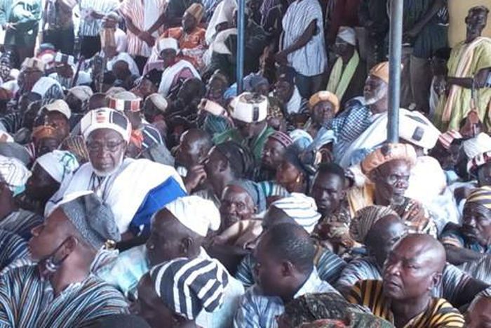 The funeral service was climaxed with a Qur'anic recitation