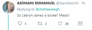 Twitter fans clap back at Shatta Wale