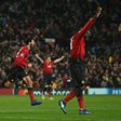 Marouane Fellaini (left) rescued Manchester United with a stoppage time winner to beat Young Boys 1-0 on Tuesday