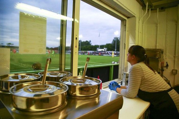 Meat is banned and all the cuisine is vegan at the Forest Green Rovers football club