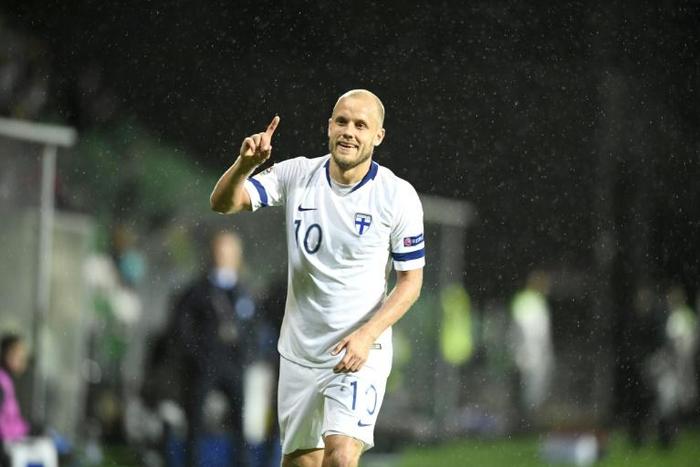 Teemu Pukki, pictured in September 2018, scored as Norwich beat Blackburn