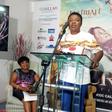 Ohemaa Mercy speaking at the launch of this year's Tehillah Experience