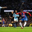 Jeffrey Schlupp's left-footed strike got Palace all level again just minutes after Gundogan had given City the lead