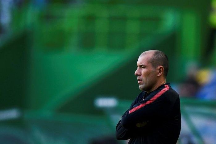 Monaco's head coach Leonardo Jardim looks on during the friendly match Sporting CP vs AS Monaco at Alvalade stadium on July 22, 2017
