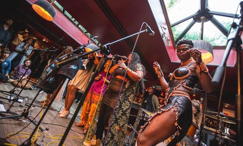 Wiyaala's first incredible performance with all-girl band, GRRRL