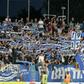 Bastia's fans cheer during the French Ligue 1 football match against Toulousen September 10, 2016 at the Armand-Cesari stadium in Bastia on the French Mediterranean island of Corsica