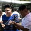 Former Philippine first lady and now congresswoman Imelda Marcos, who along with late husband Ferdinand was accused of plundering about $10 billion from state coffers in 20 years in power