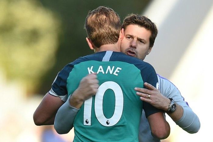 Tottenham manager Mauricio Pochettino (right) says players are being "pushed to the limit"