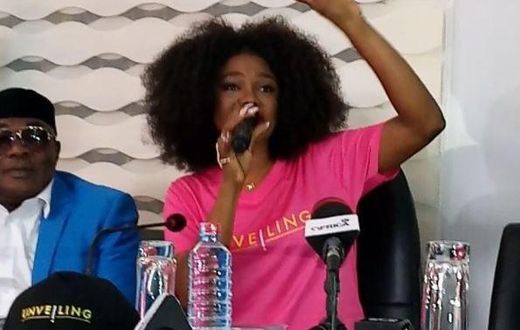 Becca weeps at "Unveiling" album launch