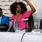 Becca weeps at "Unveiling" album launch