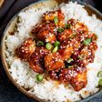 Crispy sesame chicken