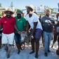 Protestors slaughtered a sheep on Clifton beach over allegations that private security guards had ordered black beachgoers to leave