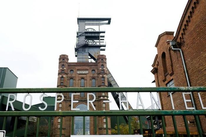 The headframe of the Prosper Haniel coal mine in Bottrop, which closes on Friday, is Germany's last black coal mine