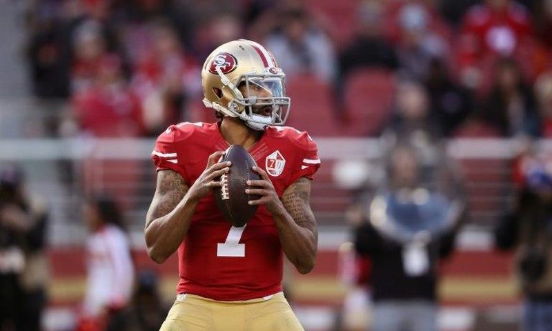 Former San Francisco 49ers quarterback Colin Kaepernick triggered a raging national debate about race and patriotism by refusing to stand for a playing of the national anthem at a game last year