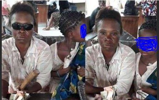 'Blind' beggar regains eyesight after she was threatened with tear-gas