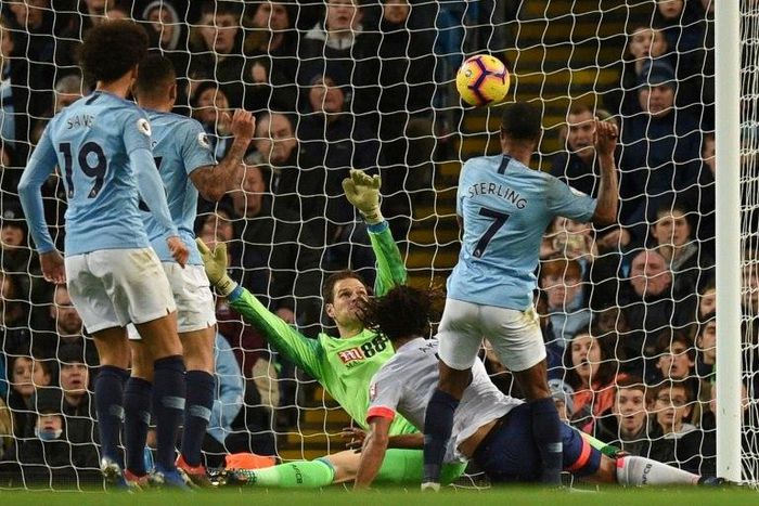 Raheem Sterling put Manchester City ahead to stay against Bournemouth