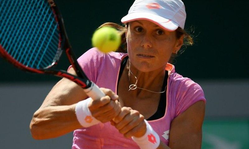American Varvara Lepchenko, pictured in June 2017, won her first round match in Toronto