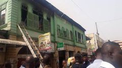 Fire guts Makola Market