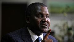 Founder and Chief Executive of the Dangote Group Aliko Dangote.