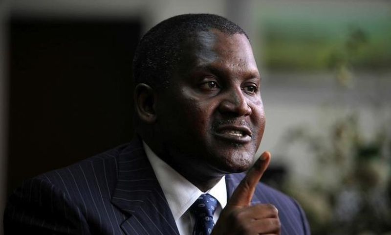 Founder and Chief Executive of the Dangote Group Aliko Dangote.