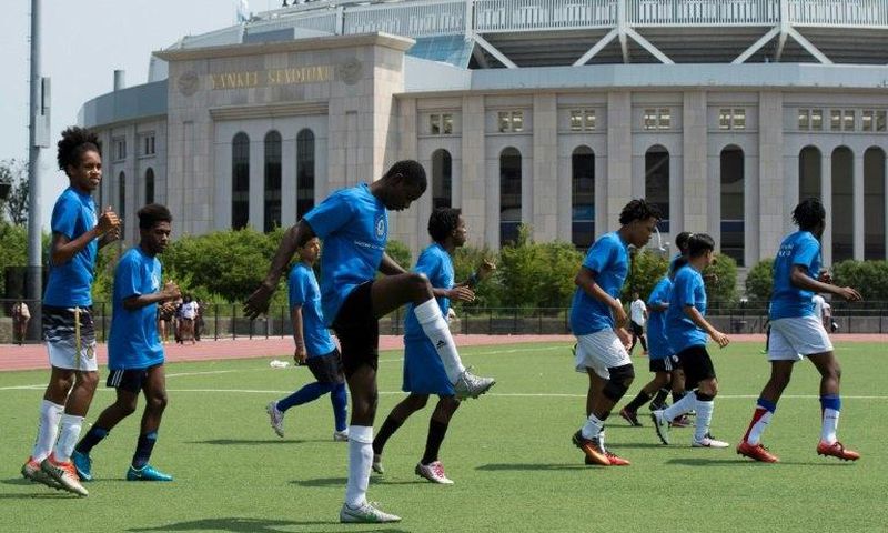 New York's most unlikely football league meets every Saturday in the Bronx. Its players are minors who arrived from Central America without their parents, with no documents and no money