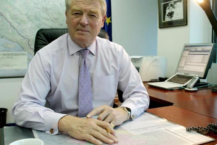 Paddy Ashdown in 2005, when he was de facto leader of Bosnia