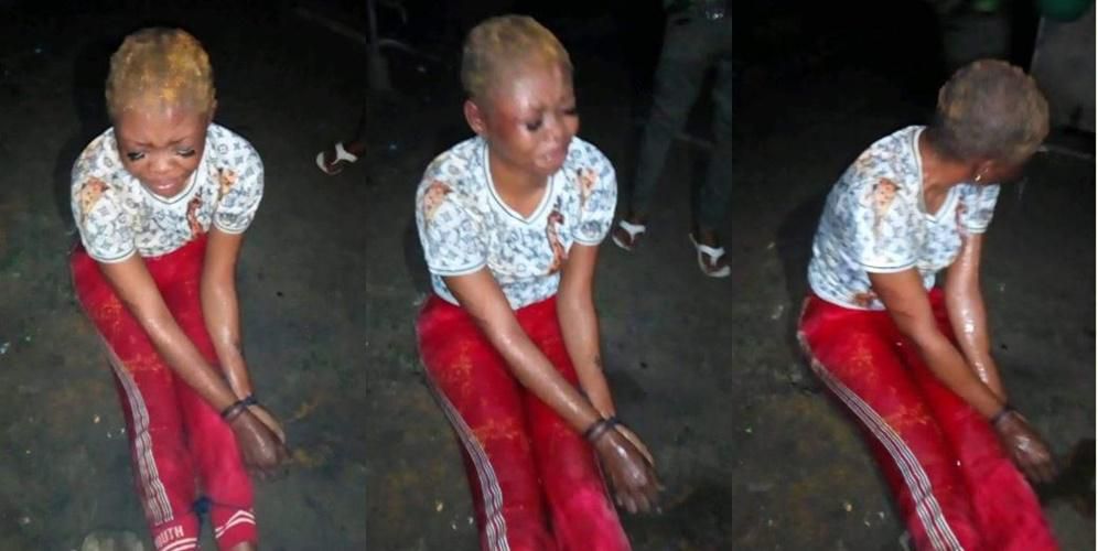 Slay queen tied up for stealing