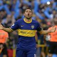 Former Boca star Juan Roman Riquelme, pictured here in a match against River Plate in 2014