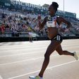 Alysia Montano runs in the Women's 800 Meter opening round during Day 1 of the 2017 USA Track & Field Championships at Hornet Satdium on June 22, 2017 in Sacramento, California. 