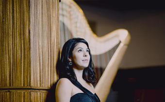 A Harpist Who's in High Demand