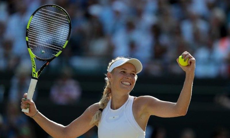 Denmark's Caroline Wozniacki's win gives her a first final on outdoor clay since 2011, when she was world number one