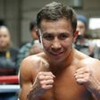 Gennady Golovkin, pictured in February 2017, defends his world title belts at the T-Mobile Arena three weeks after Floyd Mayweather faces Conor McGregor at the same Las Vegas venue