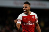 Pierre-Emerick Aubameyang scored twice as Arsenal beat Tottenham 4-2