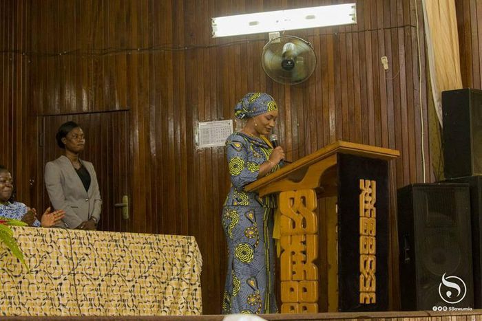 Samira Bawumia visits alma mater for breast cancer talk