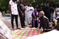 PHOTOS: Multimedia, KABA’s family visit late Asempa FM presenter’s tomb